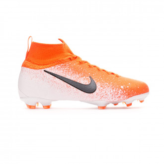 Chuteira Nike Mercurial Superfly VI Elite FG Crianças Hyper crimson-Black-White