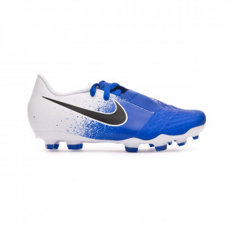 Chuteira Nike Phantom Venom Academy FG Crianças White-Black-Racer blue