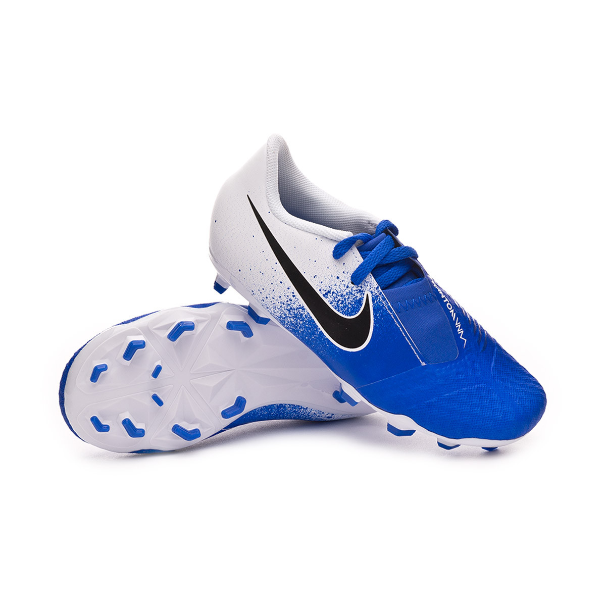 kids blue nike football boots