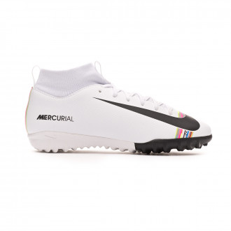 Sapatilhas Nike Mercurial SuperflyX VI Academy LVL UP Turf Niño White-Black-Pure platinum