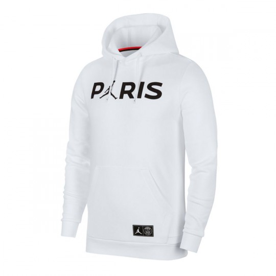 psg jumpman hoodie white