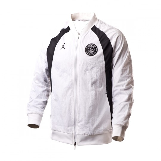 Jacket Nike Jordan x PSG AJ1 White-Black - Football store Fútbol Emotion