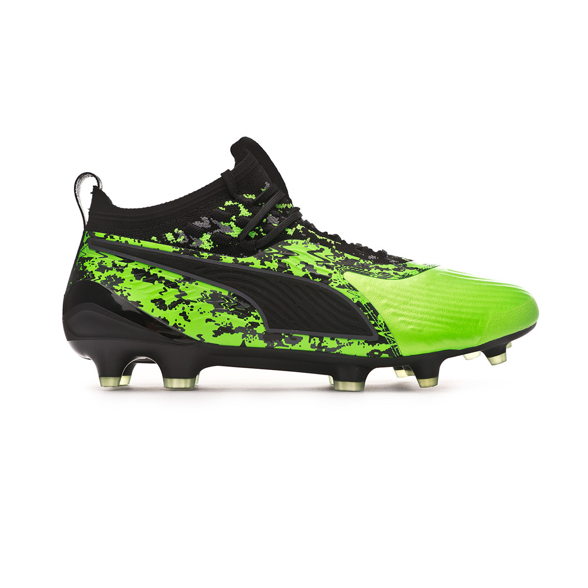 green puma boots