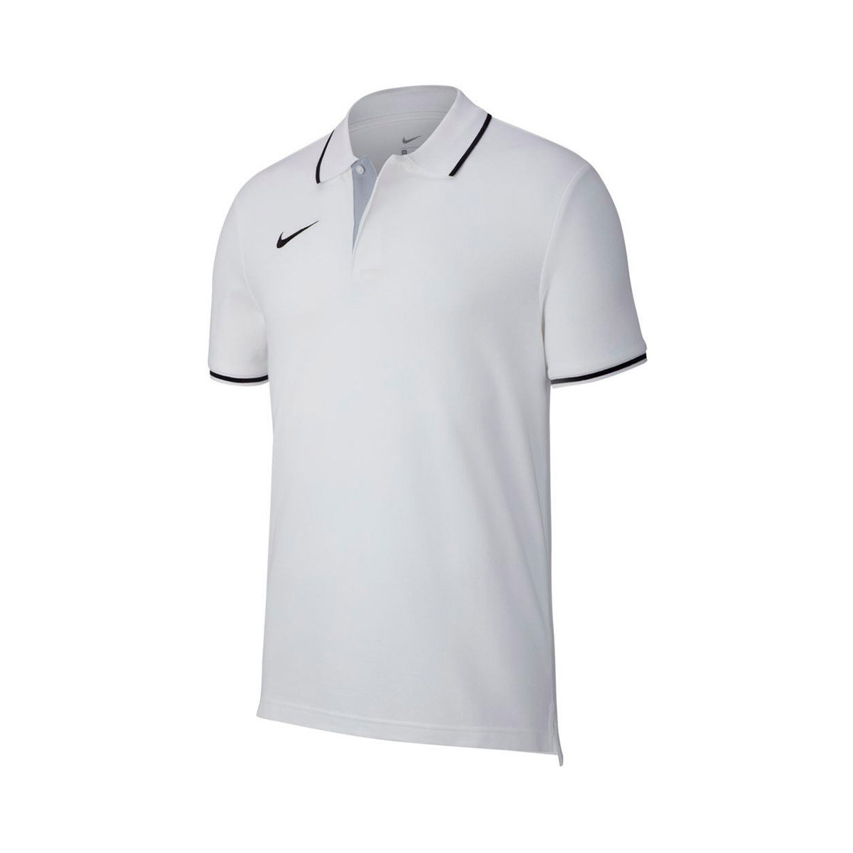 Polo Nike Club 19 m/c White-Black - Negozio di calcio Fútbol Emotion