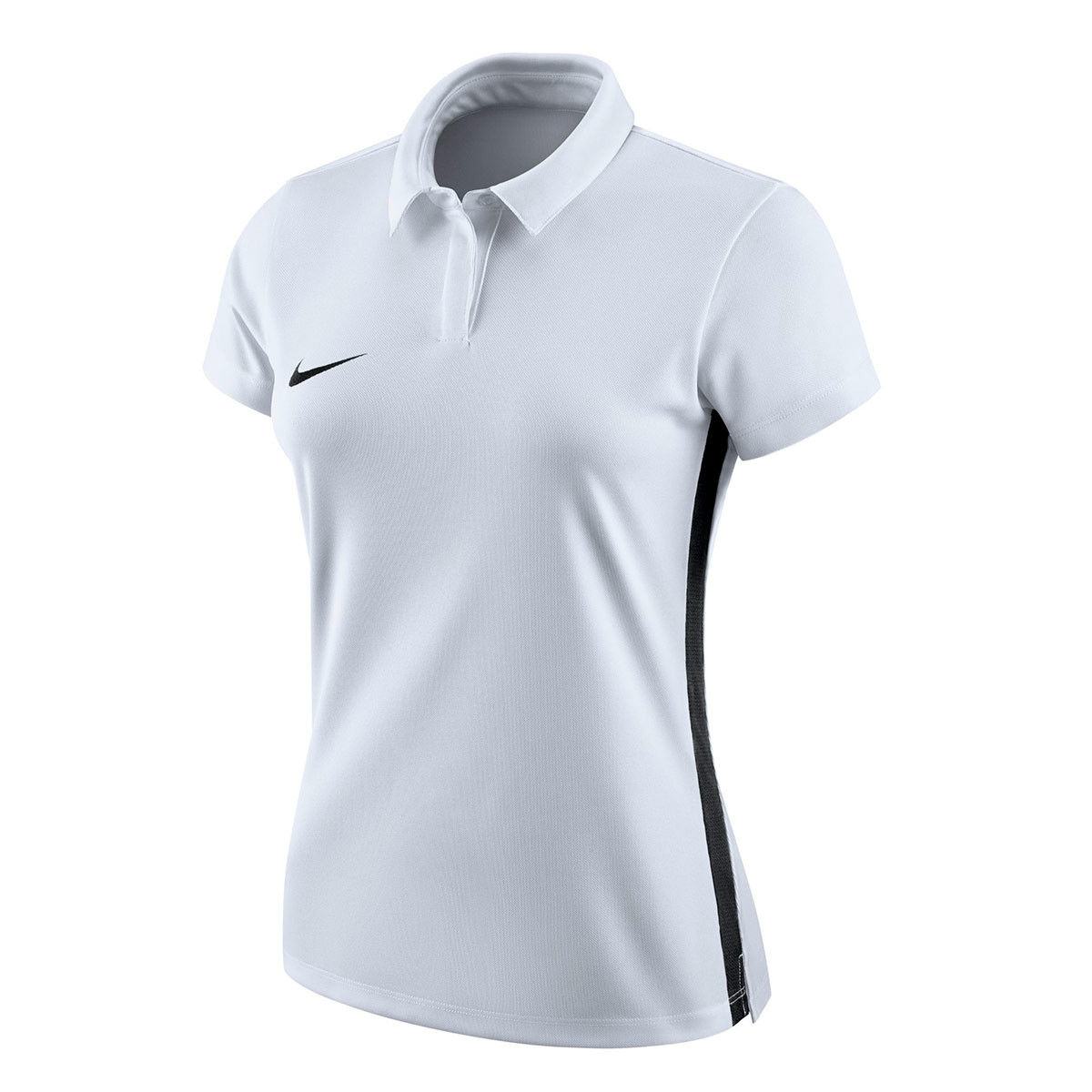 black and white nike polo