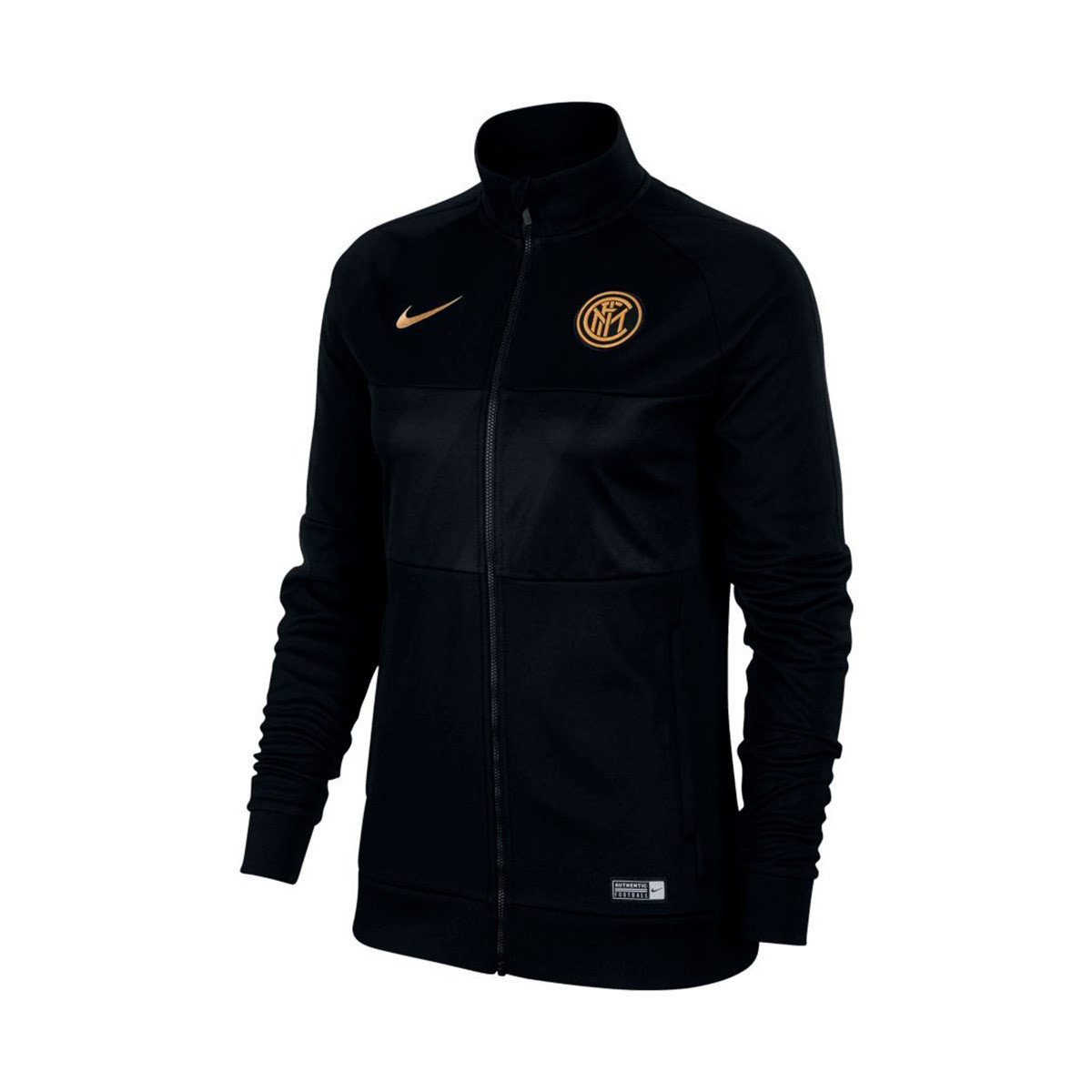 black and gold jacket nike