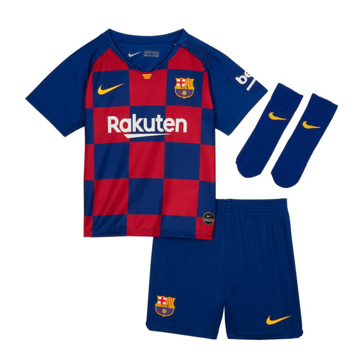 Conjunto Nike FC Barcelona Breathe Primera Equipación 2019-2020 Bebe Deep  royal blue-Varsity maize - Tienda de fútbol Fútbol Emotion