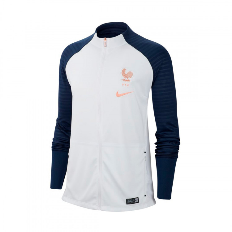 Chaqueta Nike Selección Francia Anthem Squad WWC 2019 Mujer White-Midnight  navy - Tienda de fútbol Fútbol Emotion