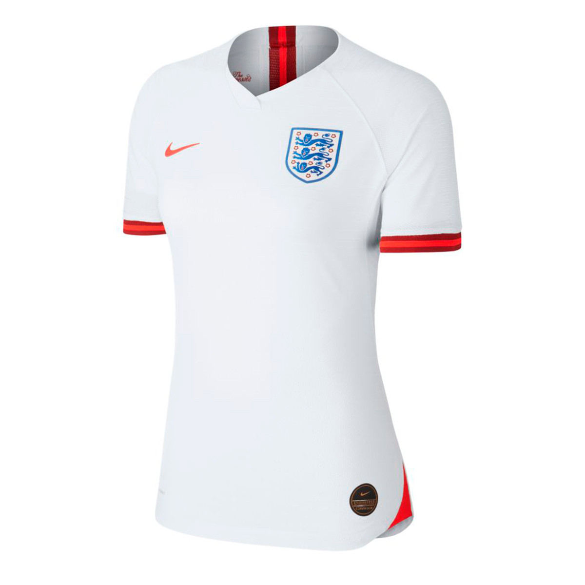 Camiseta Nike Seleccion Inglaterra Vapor Match SS Primera Equipación WWC 2019 Mujer White ...