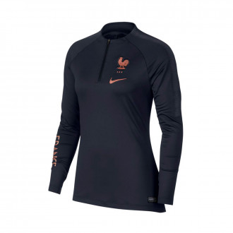Sweatshirt Nike Selección Francia Dry Squad Dril Top WWC 2019 Mujer Dark obsidian