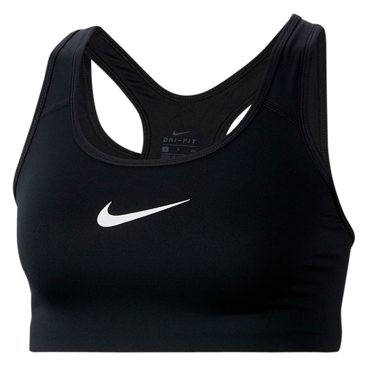 Brasier Nike Swoosh Sports 2018-2019 Mujer Black-White - Tienda de fútbol  Fútbol Emotion