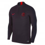 Paris Saint-Germain VaporKnit Strike Dril Top 2019-2020 Oil grey-University red
