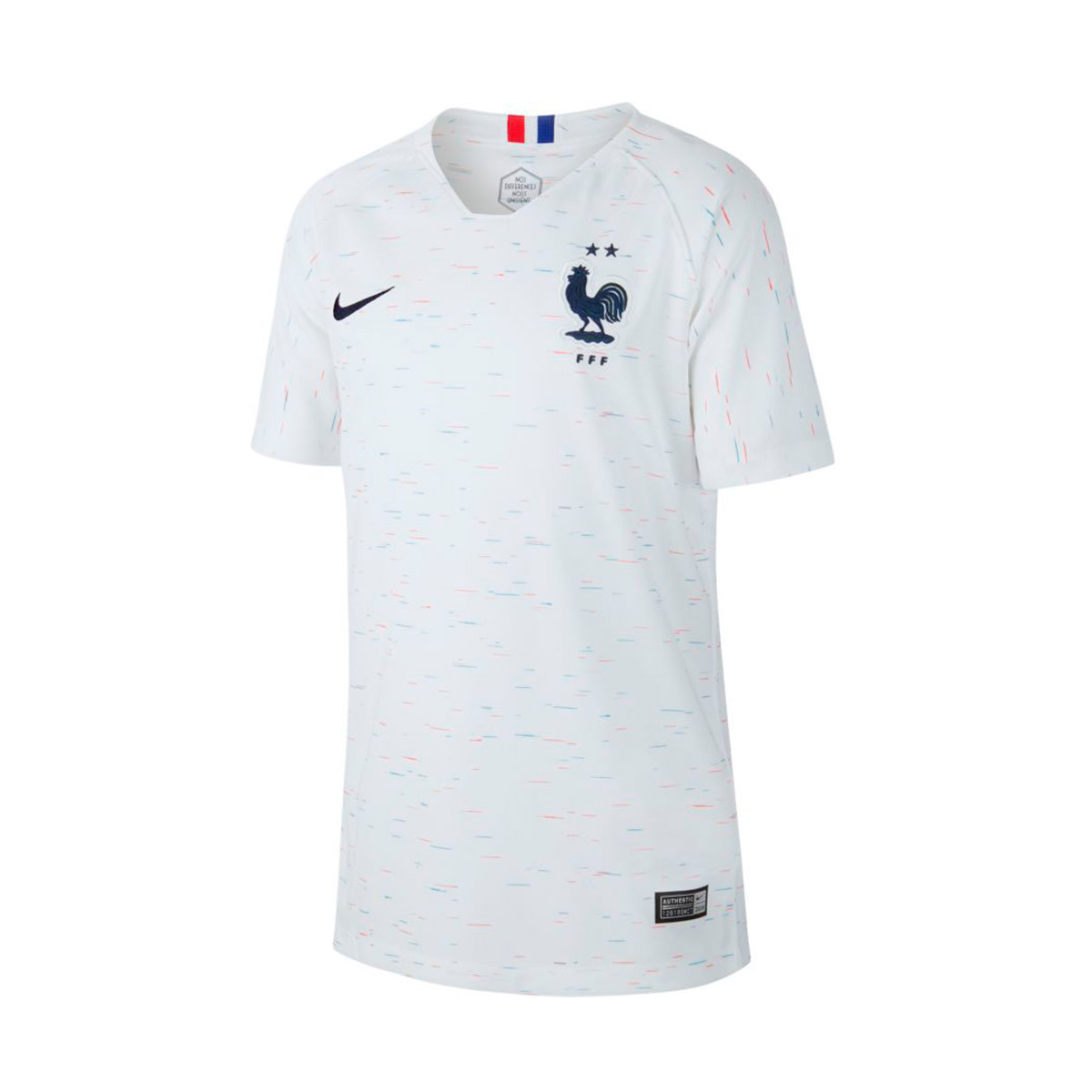 Camiseta Nike Selección Francia Breathe Stadium Segunda Equipación 2018-2019  Niño White-Obsidian - Tienda de fútbol Fútbol Emotion