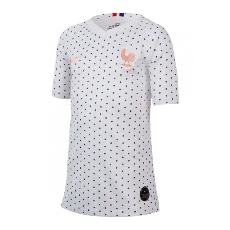 Previamente Preparación conspiración Jersey Nike Selección Francia Breathe Stadium SS Segunda Equipación 2018- 2019 Niño White - Football store Fútbol Emotion Previamente Preparación conspiración Jersey Nike Selección Francia Breathe Stadium SS Segunda Equipación 2018- 2019 Niño White - Football store Fútbol Emotion