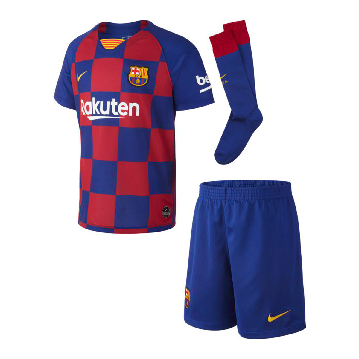 Conjunto Nike FC Barcelona Breathe Primera Equipación 2019-2020 Niño Deep  royal blue-Varsity maize - Tienda de fútbol Fútbol Emotion