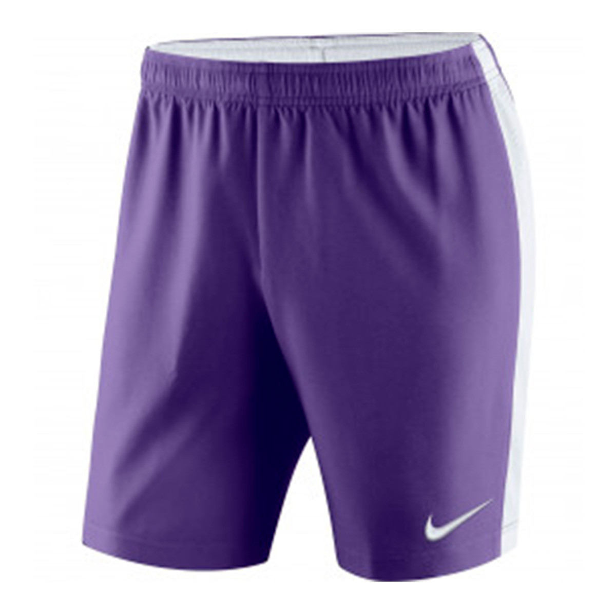 purple and white nike shorts