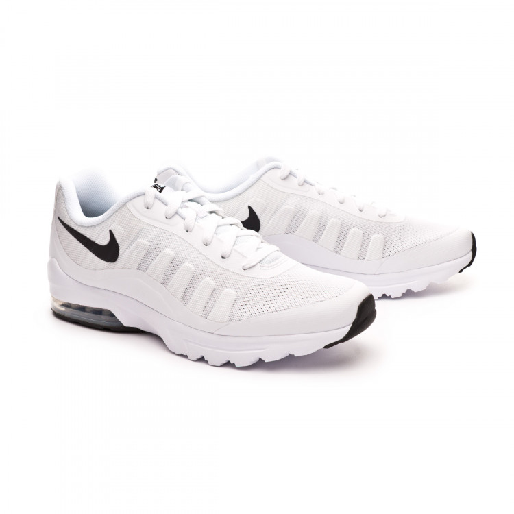nike air max invigor trainers black white