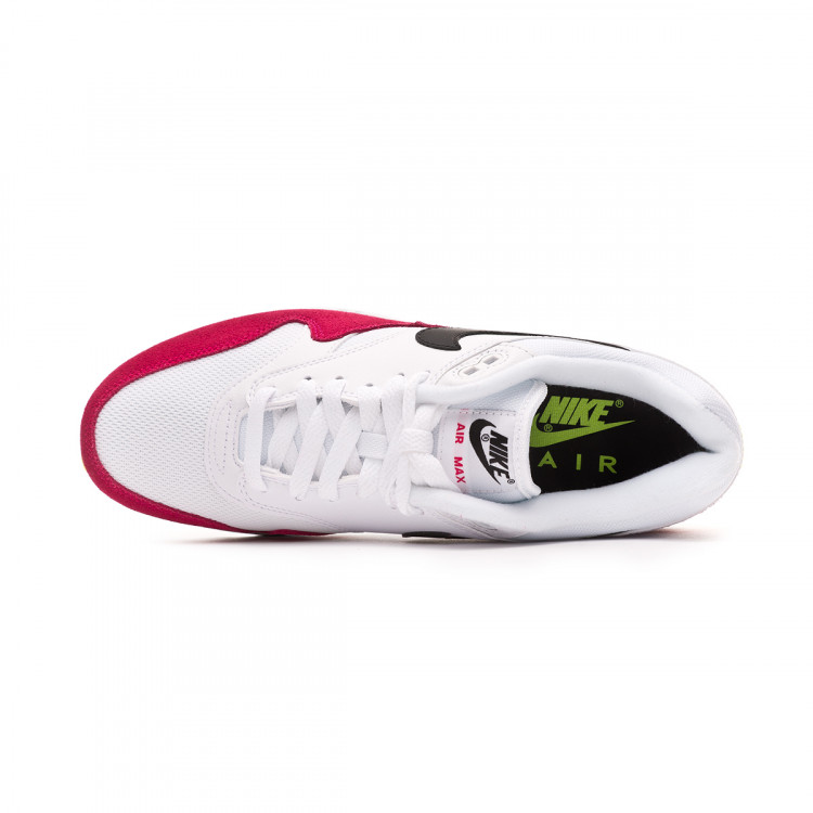 nike air max 1 white black volt rush pink
