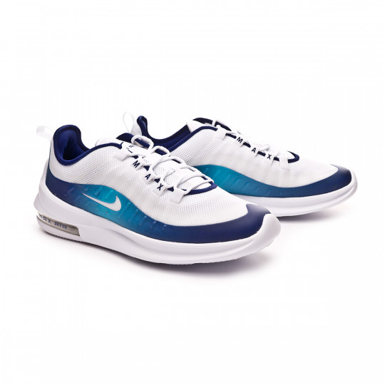 nike air max axis white blue