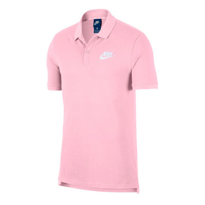 pink nike polo
