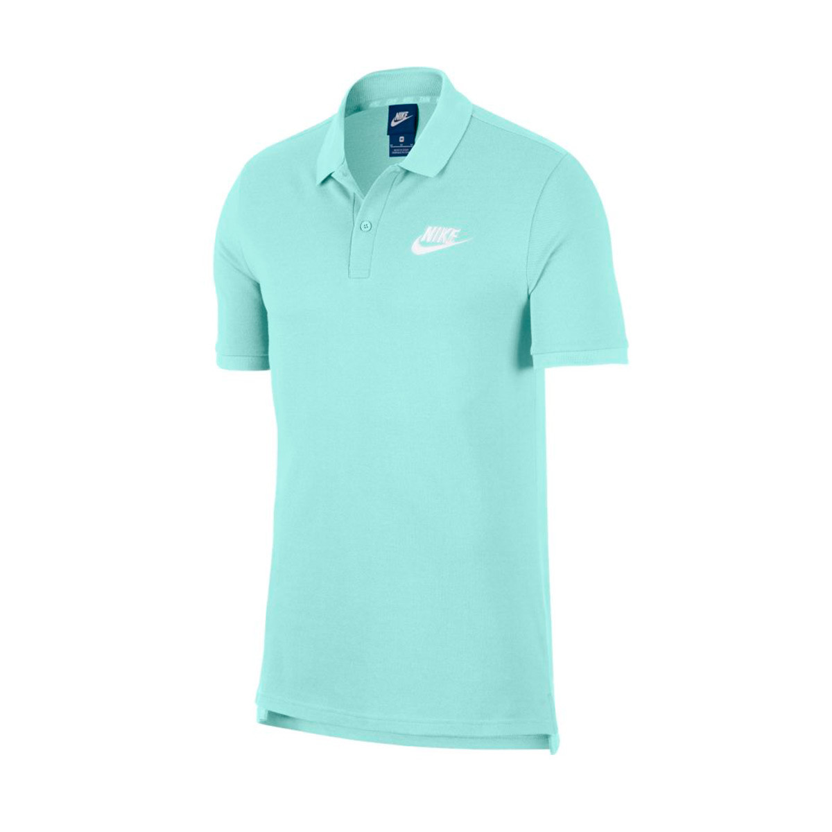 teal and white nike shirt