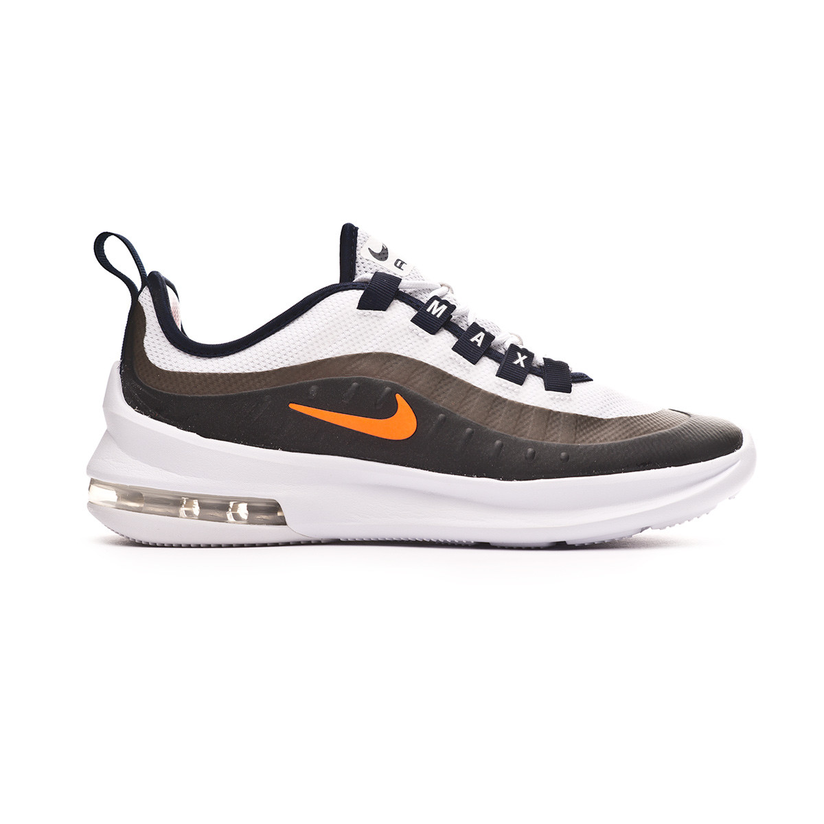 nike air max axis white orange