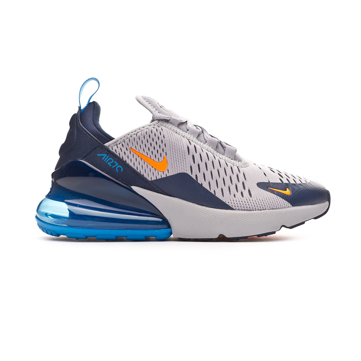 nike air max 270 navy blue and orange