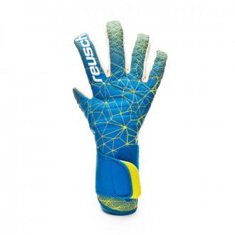Luvas Reusch Pure Contact II G2 SMU Azul-Amarelo