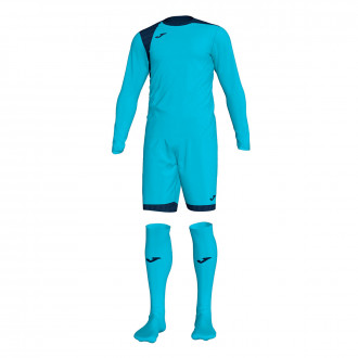 Conjunto Joma Zamora IV Turquesa flúor-Azul Marinho