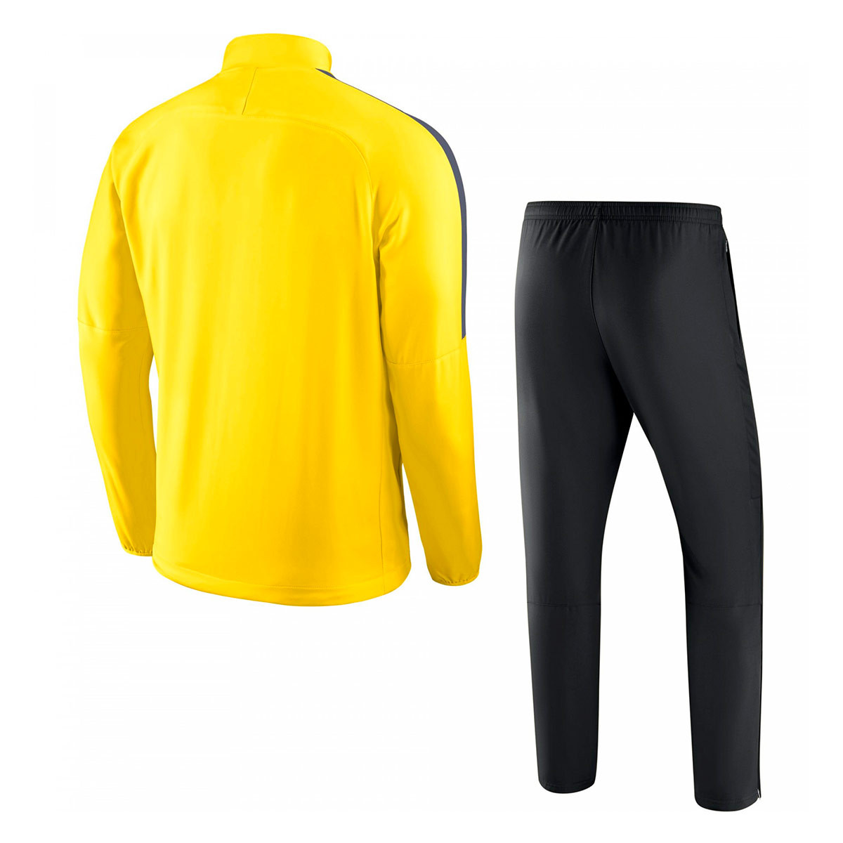 nike tracksuit yellow and black