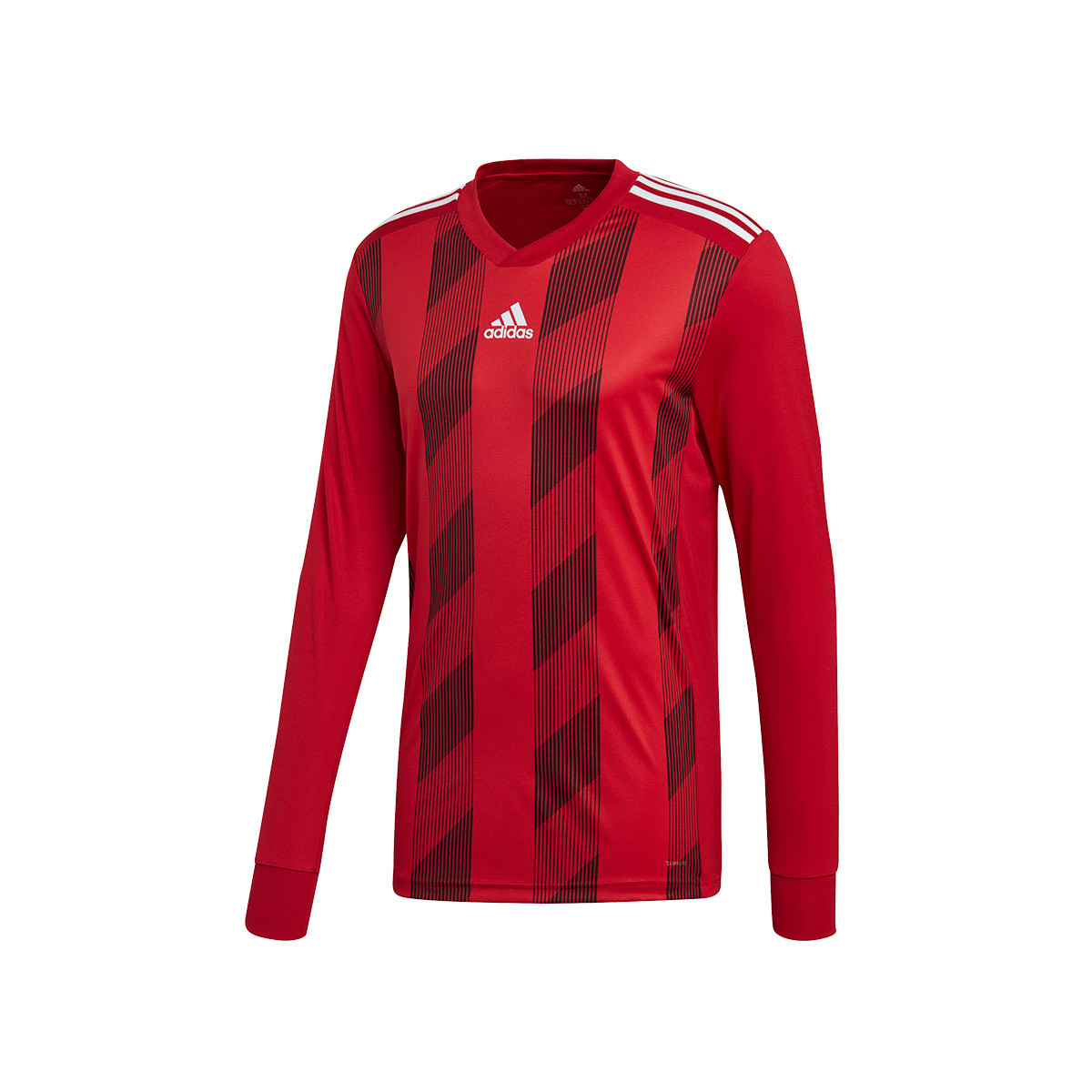 adidas red and white long sleeve