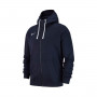 Club 19 Full-Zip Hoodie Niño Obsidian-White