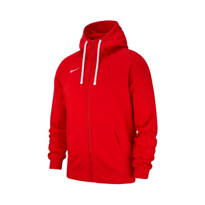 red zip up nike jacket