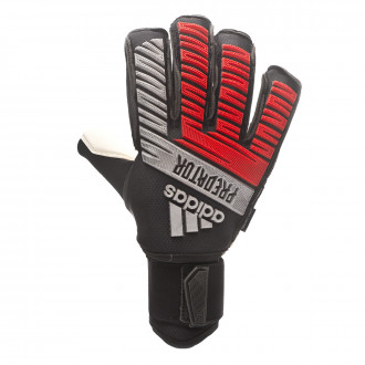 Luvas adidas Predator Ultimate Black-Silver metallic-Hi-Res red