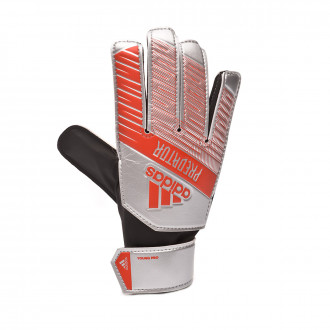 Luvas adidas Predator YP Silver metallic-Black