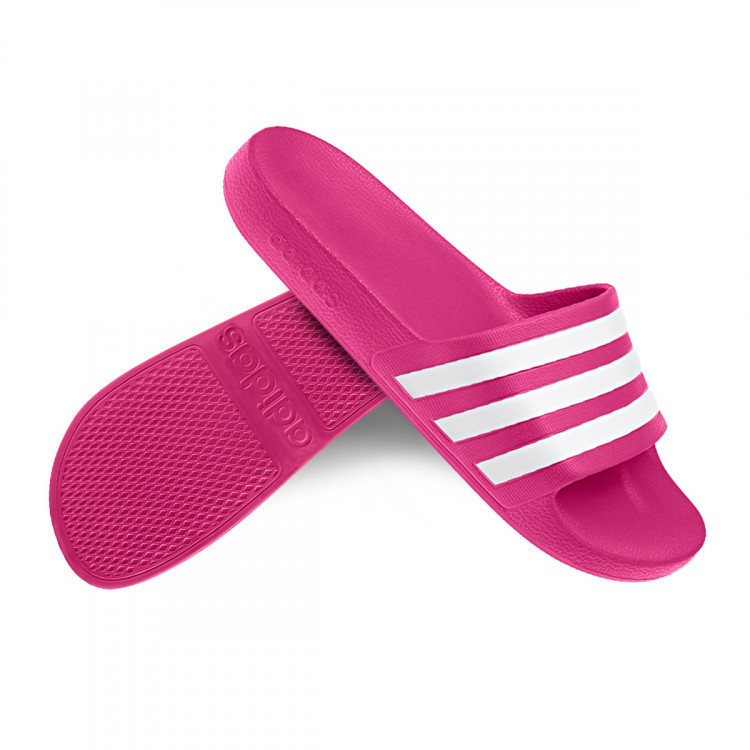 Chanclas adidas Adilette Aqua Real magenta-White - Tienda de fútbol Fútbol  Emotion