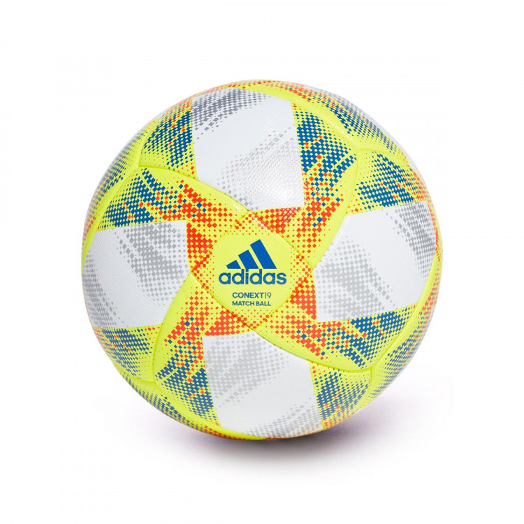 Ball adidas FEF Competition White-Solar Yellow-Solar Red-Football Blue -  Fútbol Emotion