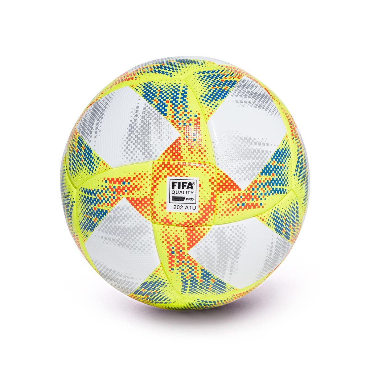 Pagar tributo No lo hagas Conquistador Balón adidas FEF Competition White-Solar Yellow-Solar Red-Football Blue -  Fútbol Emotion