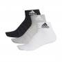 Light Ankle (3 Pares)-Black-Grey-White