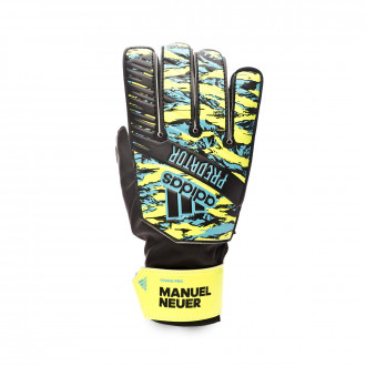 Luvas adidas Predator MN Criança Solar yellow-Bright cyan-Black