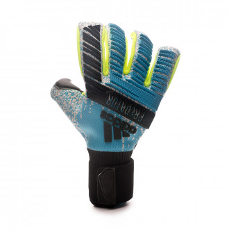 Luvas adidas Predator Pro FS Bright cyan-Silver metallic-Solar yellow-Blac