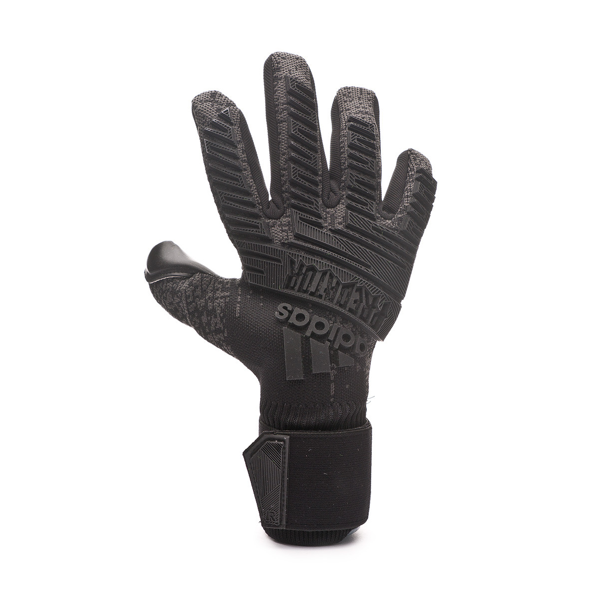 black adidas gloves