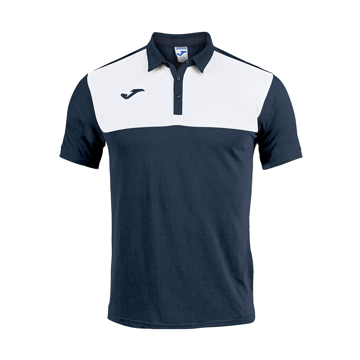 blue and white polo shirt