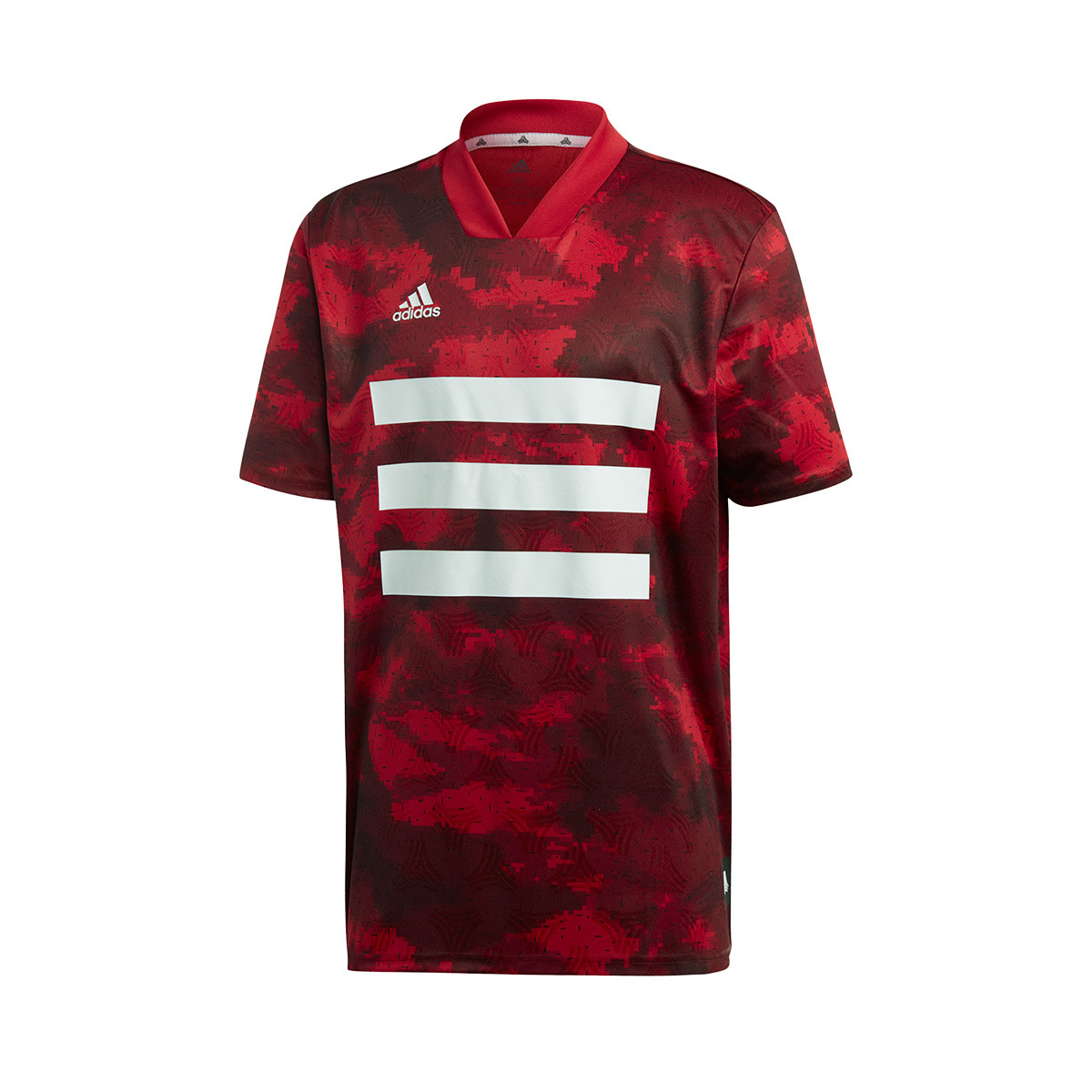 Camiseta adidas Tango AOP Active maroon - Tienda de fútbol Fútbol Emotion