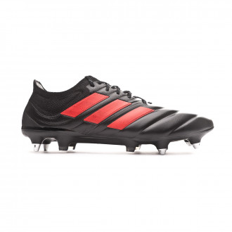 Chuteira adidas Copa 19.1 SG Core black-Hi red-Silver metallic