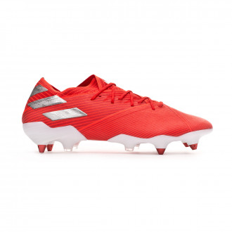 Chuteira adidas Nemeziz 19.1 SG Active red-Silver metallic-Solar red