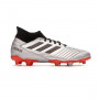 Predator 19.3 FG Silver metallic-Core black-Hi red