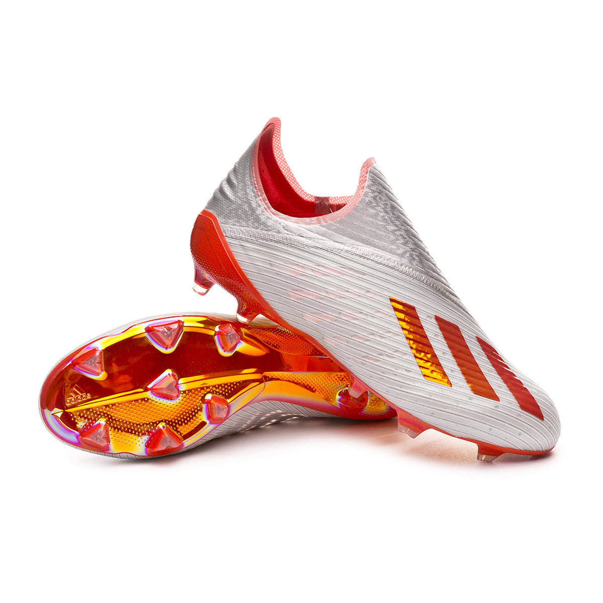 red and white adidas football boots