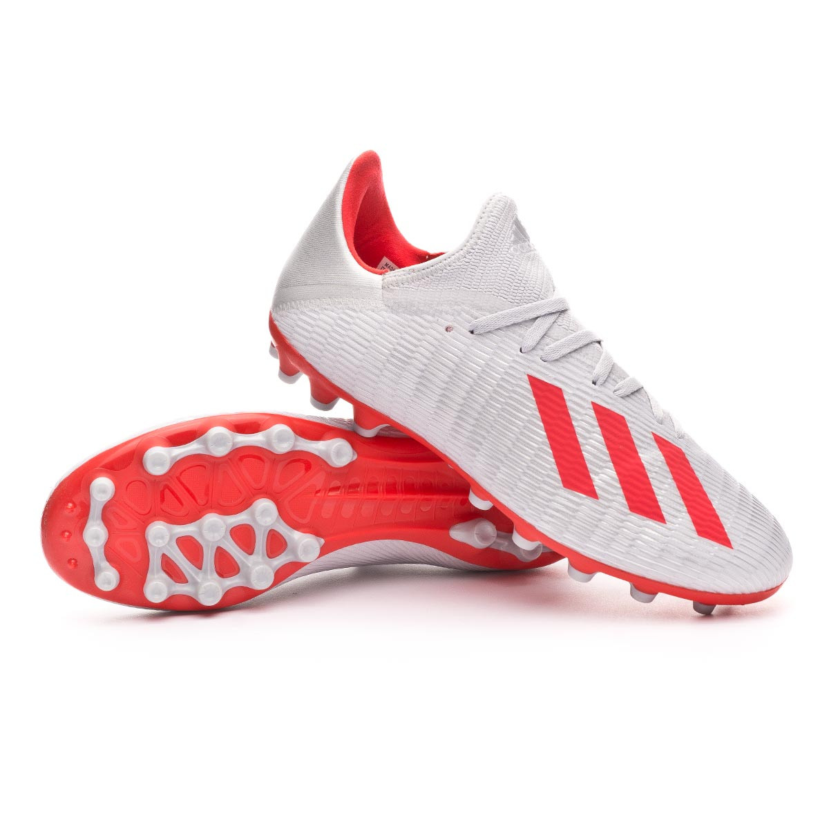 Football Boots adidas X 19.3 AG Silver metallic-Hi red-White - Football  store Fútbol Emotion