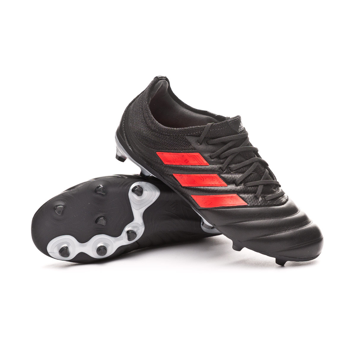 Football Boots adidas Kids Copa 19.1 FG Core black-Hi red-Silver metallic -  Football store Fútbol Emotion